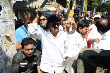 Telugu Film Industry Participate Swachh Hyderabad